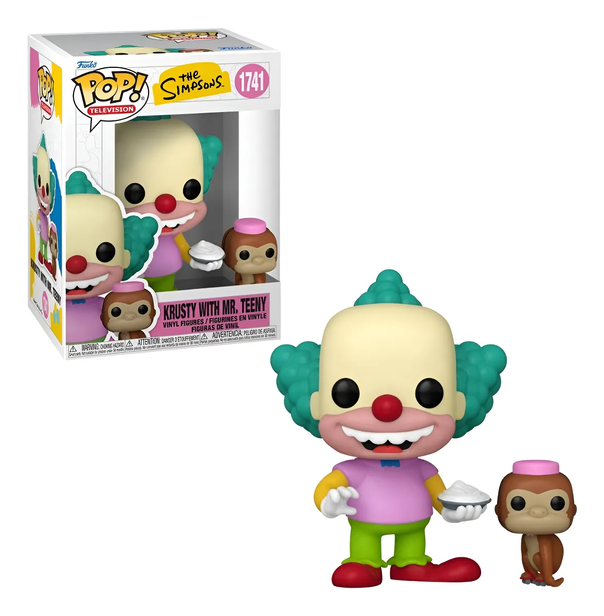 Funko Pop The Simpsons - Krusty the Clown com Mr. Teeny