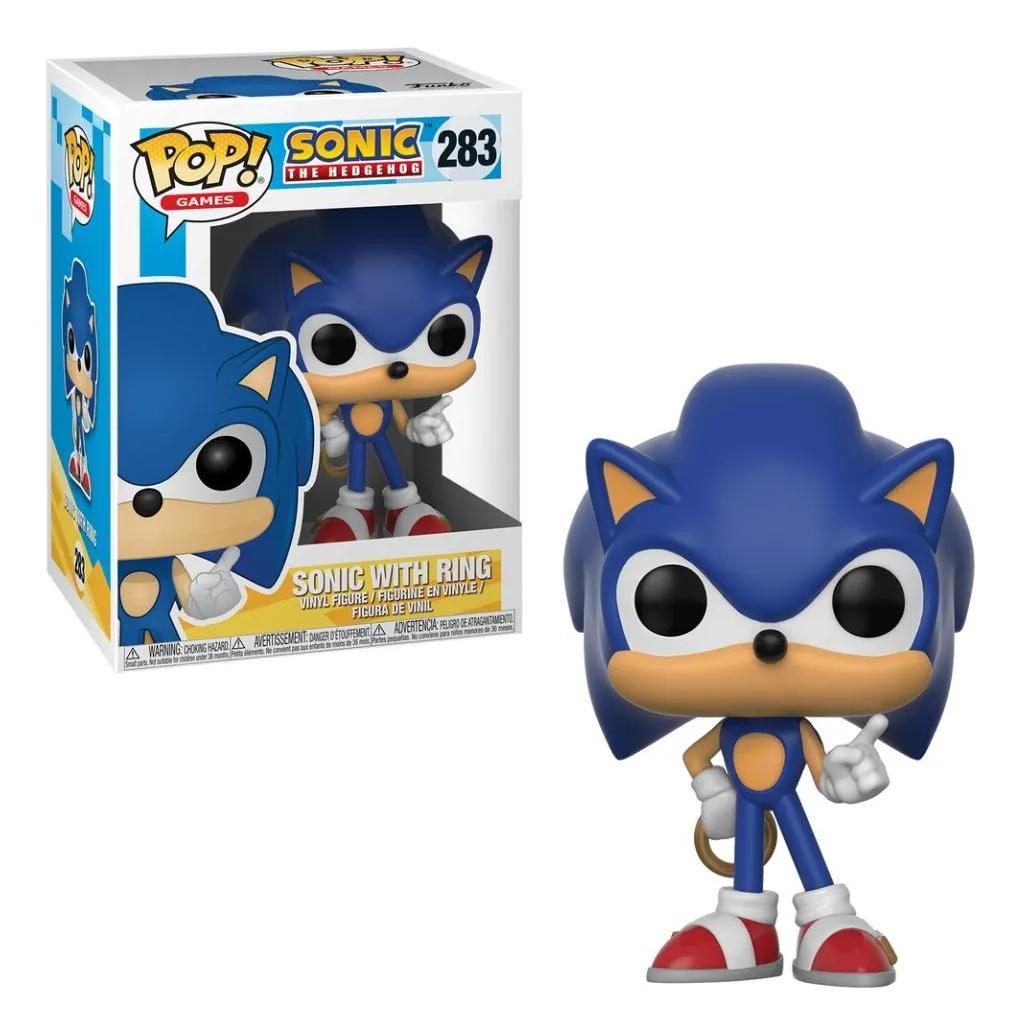 Funko POP Games: Sonic The Hedgehog - Sonic com Anel #283