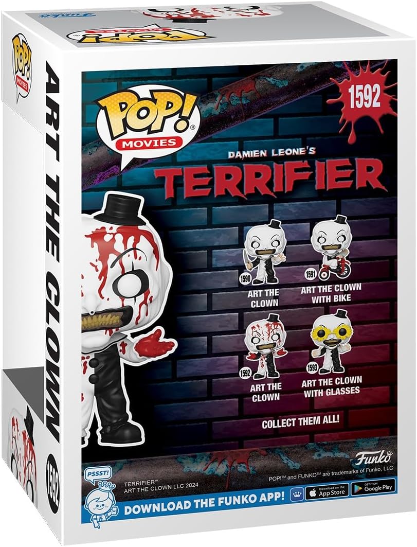 Funko POP Movies: Terrifier 2 - Art The Clown - Bloody #1592