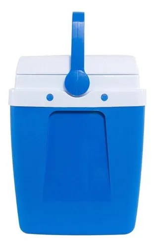 Caixa Térmica Cooler 34 Litros Até 50 Latas C/ Alça Azul Mor