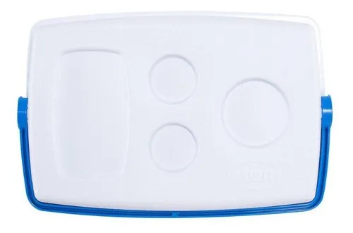 Caixa Térmica Cooler 34 Litros Até 50 Latas C/ Alça Azul Mor