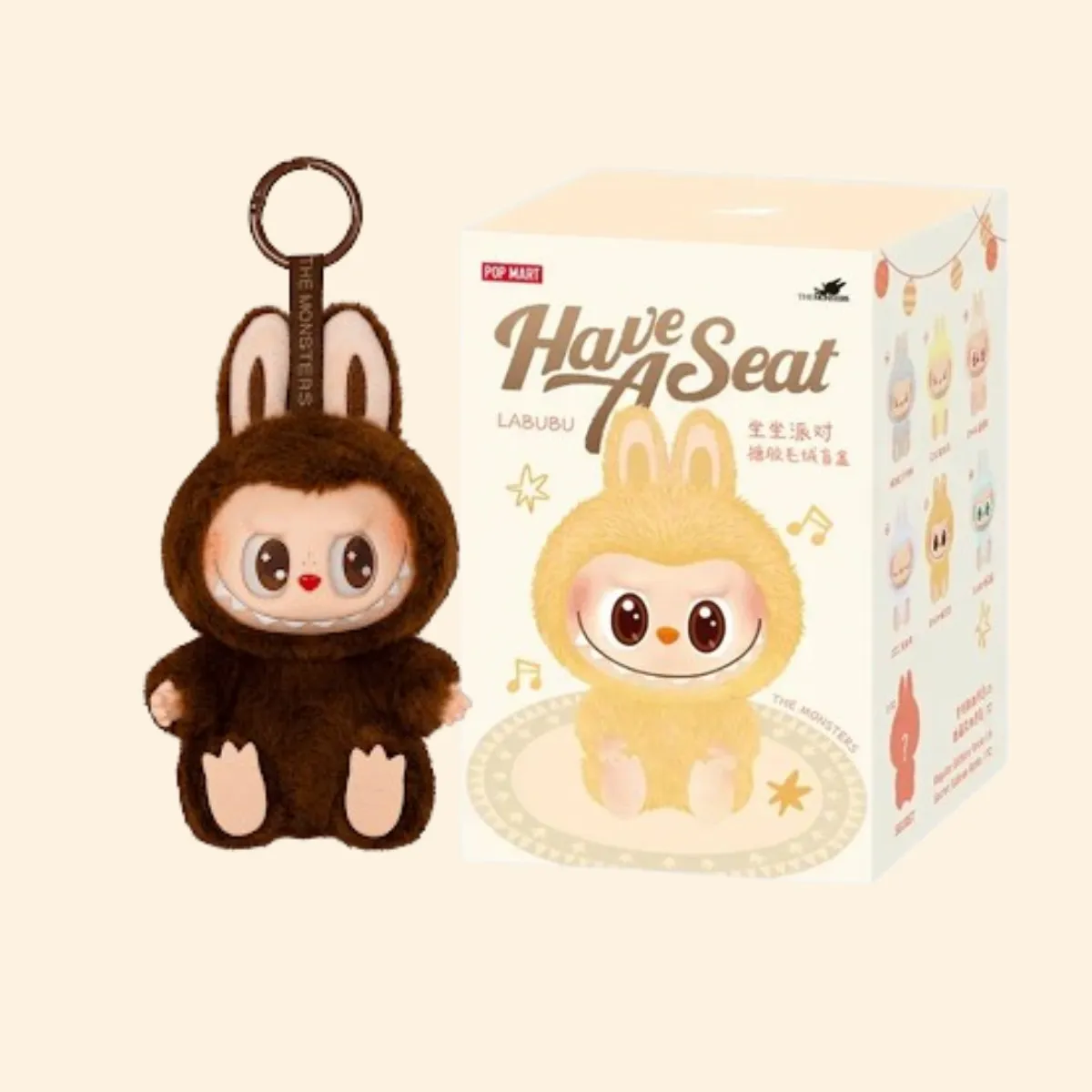 Labubu Pelúcia Boneco Pop Surpresa Chaveiro Colecionavel