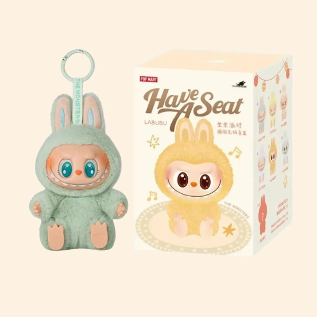 Labubu Pelúcia Boneco Pop Surpresa Chaveiro Colecionavel
