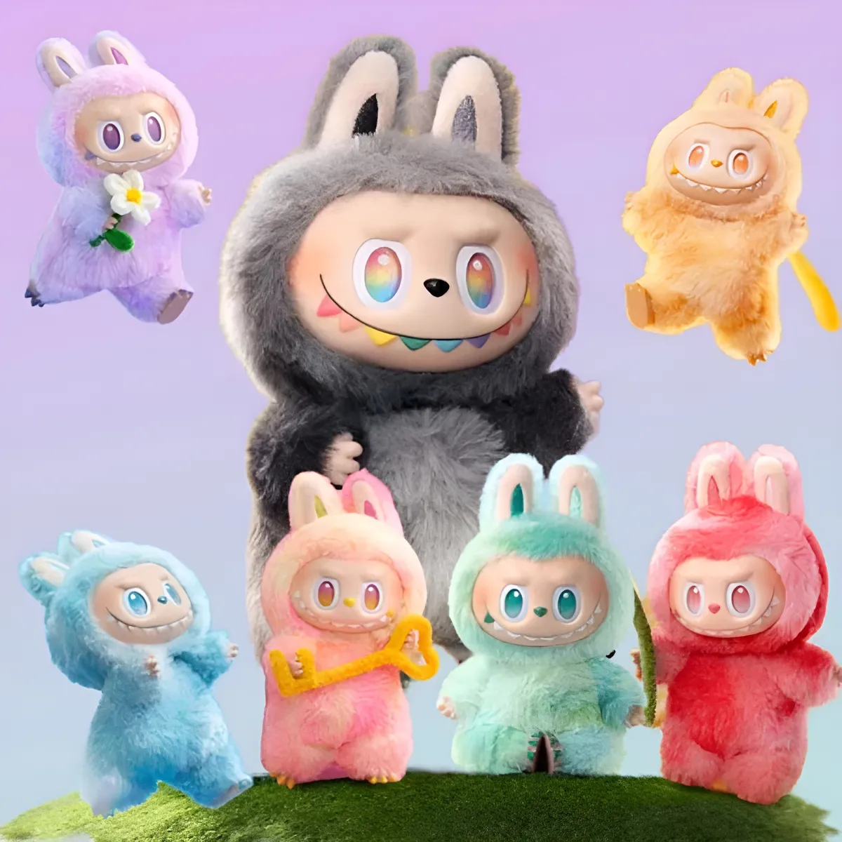Labubu Pelúcia Boneco Pop Surpresa Chaveiro Colecionavel