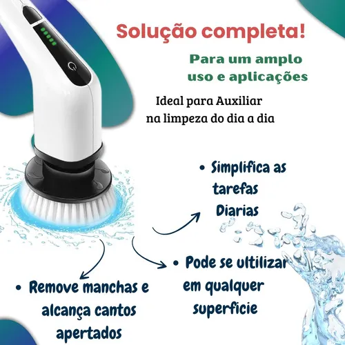 escova de limpeza elétrica Eps-408 - Branco