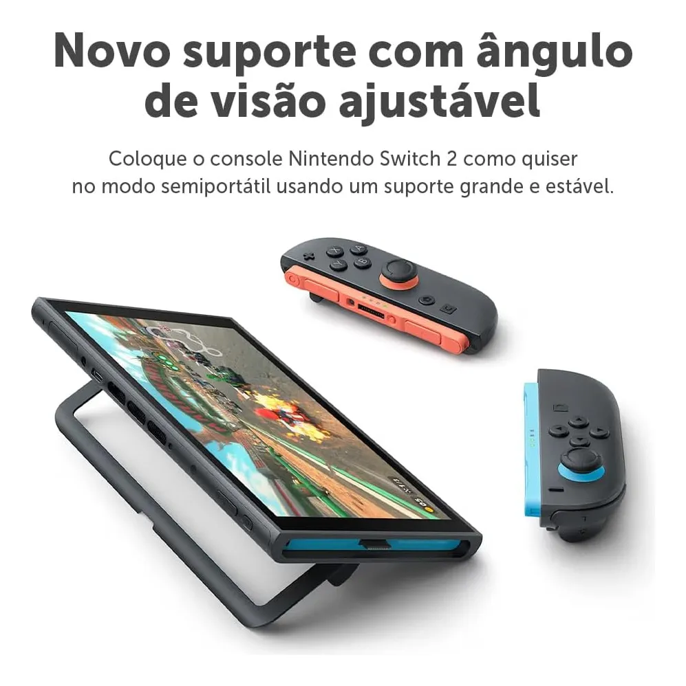 Console Nintendo Switch 2, 256GB, Preto, Azul e Vermelho