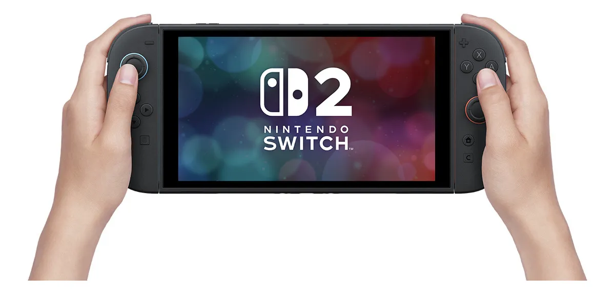 Console Nintendo Switch 2, 256GB, Preto, Azul e Vermelho
