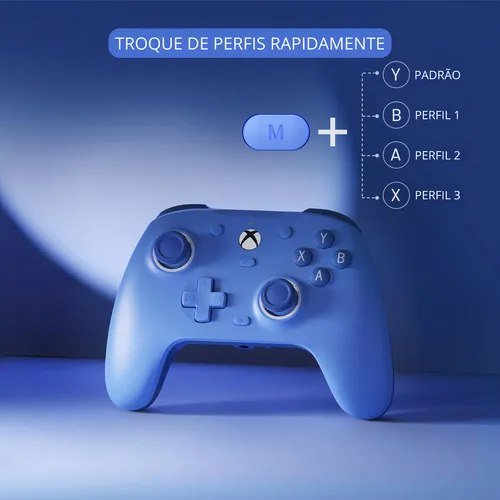 Controle Gamesir G7 Se Com Fio Para Xbox One Series S X Pc Hall Effect Botões Mecânicos Cor Azul