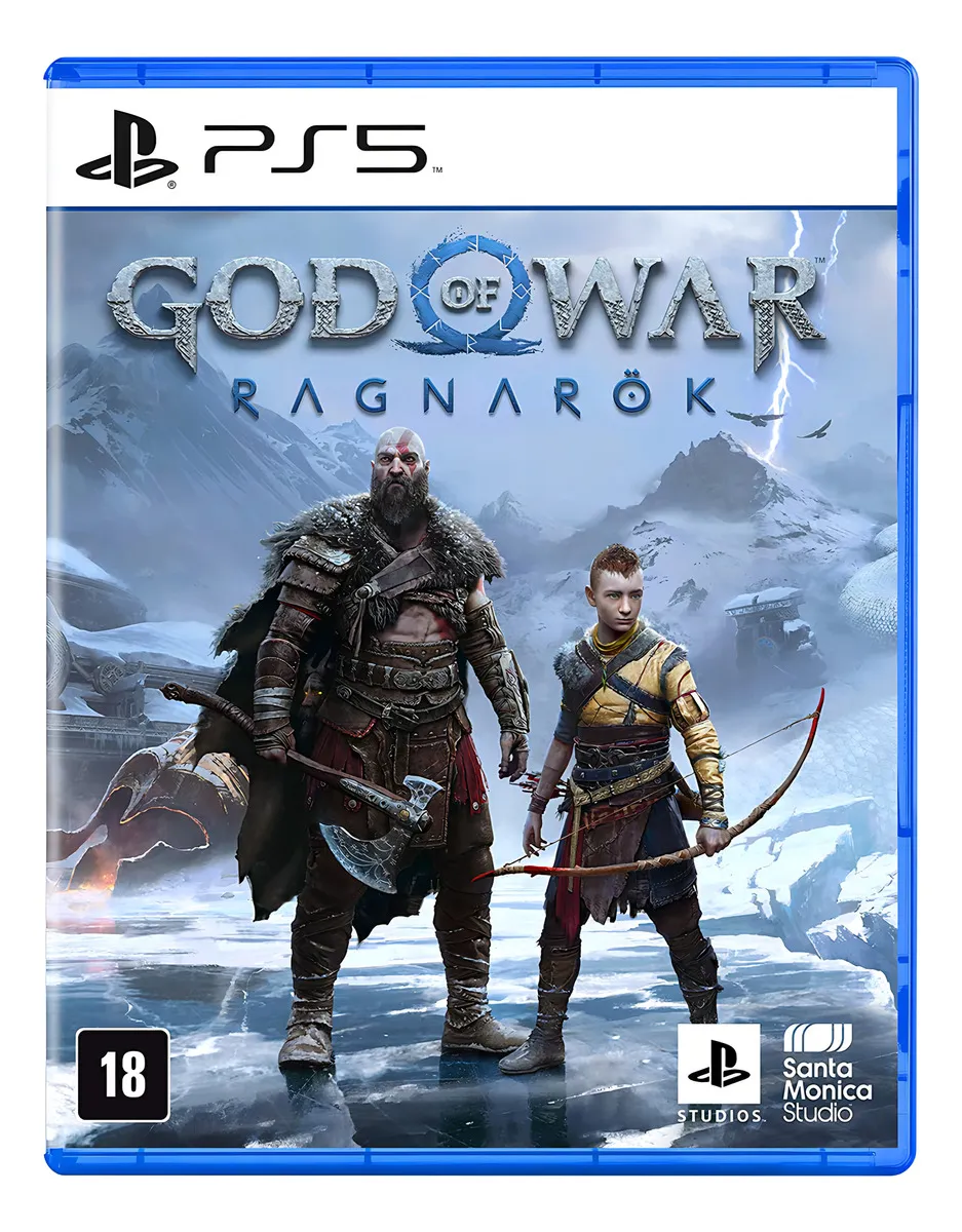Jogo God of War Ragnarök Standard Edition PS4 Mídia Física