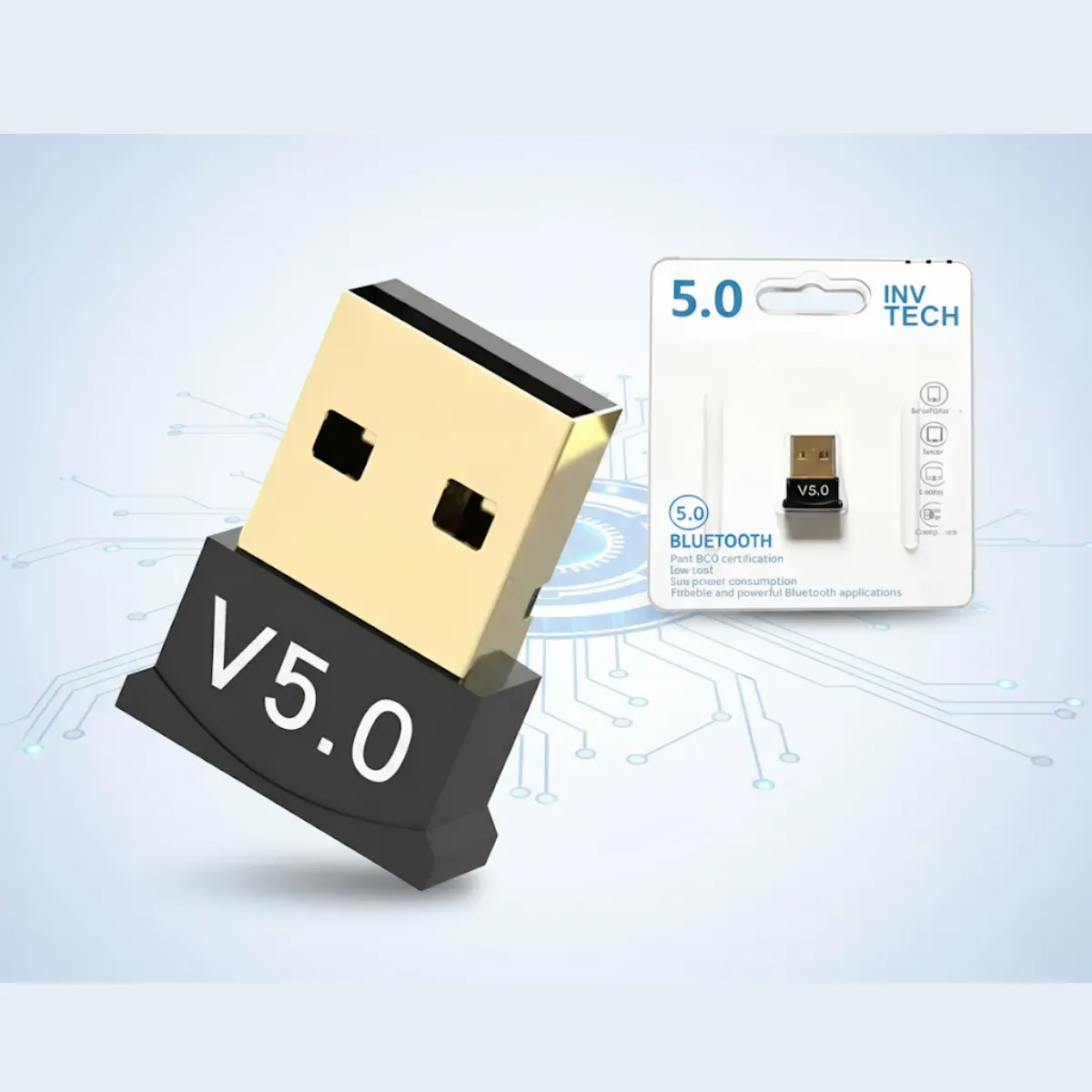 Receptor Usb Bluetooth 5.0 Inv-tech Plug &amp; Play