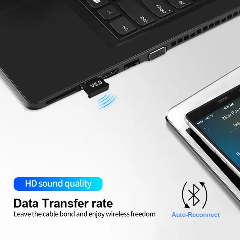 Receptor Usb Bluetooth 5.0 Inv-tech Plug &amp; Play